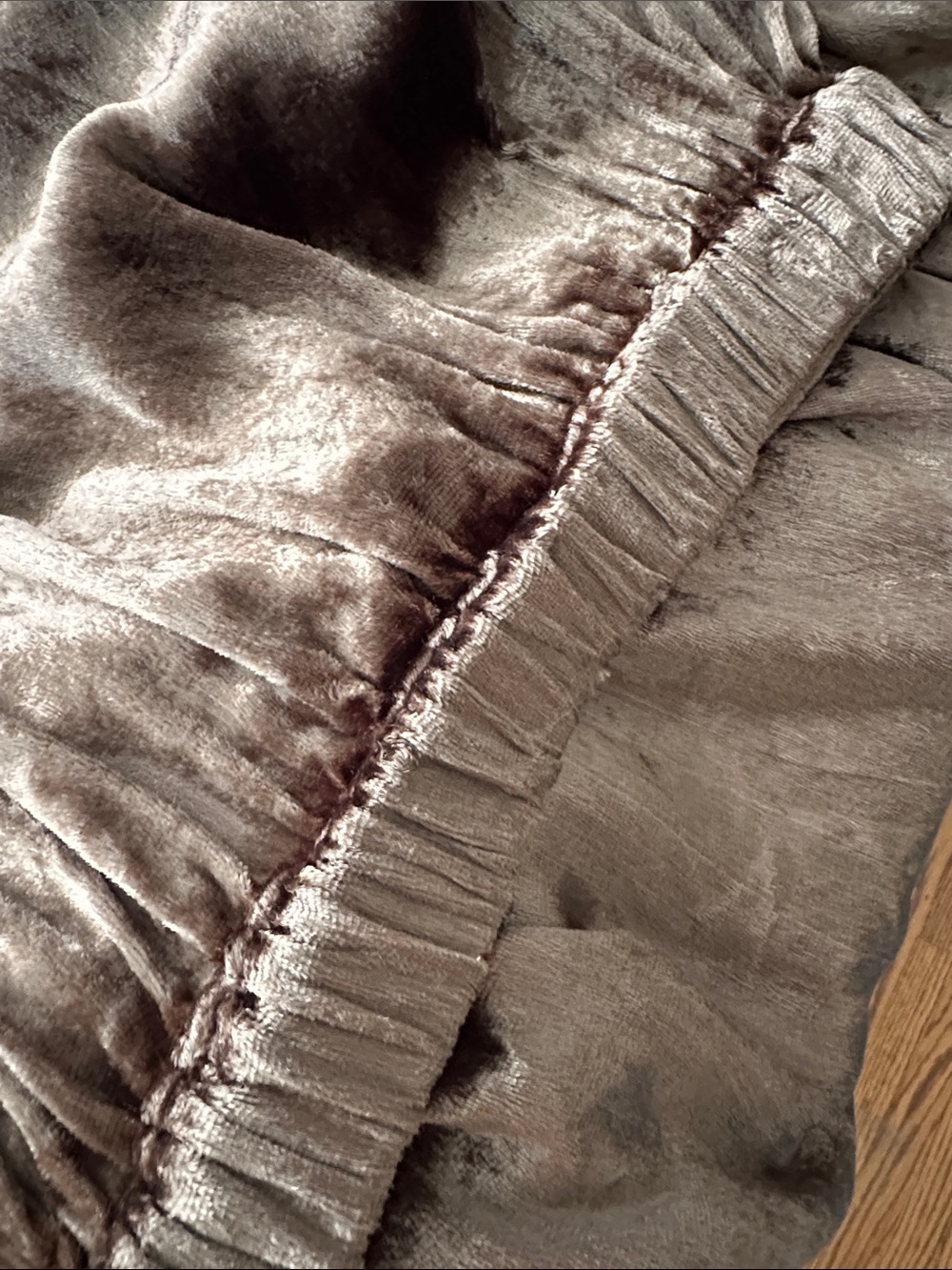 APRIL CORNELL Velvet Boho Prairie Midi Skirt | Romantic Cottagecore Whimsigoth S - Picture 10 of 12